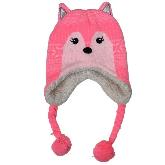 Girl’s Winter Gear Hats Beanie Gloves Cat Sock Monkey Fox Minnie Mouse JoJo Siwa - Picture 8 of 16